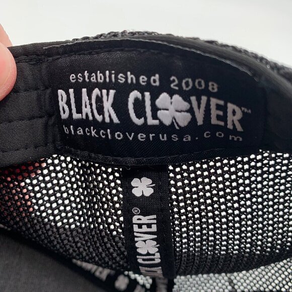 Black Clover Live Lucky Black Xander Snapback Trucker Hat New - Picture 5 of 6